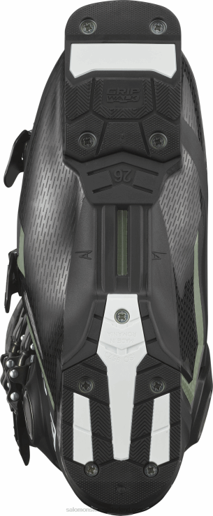 skischoenen voor heren - s/pro mv 90 cs Salomon 22DD81240 zwart/oliegroen/wit