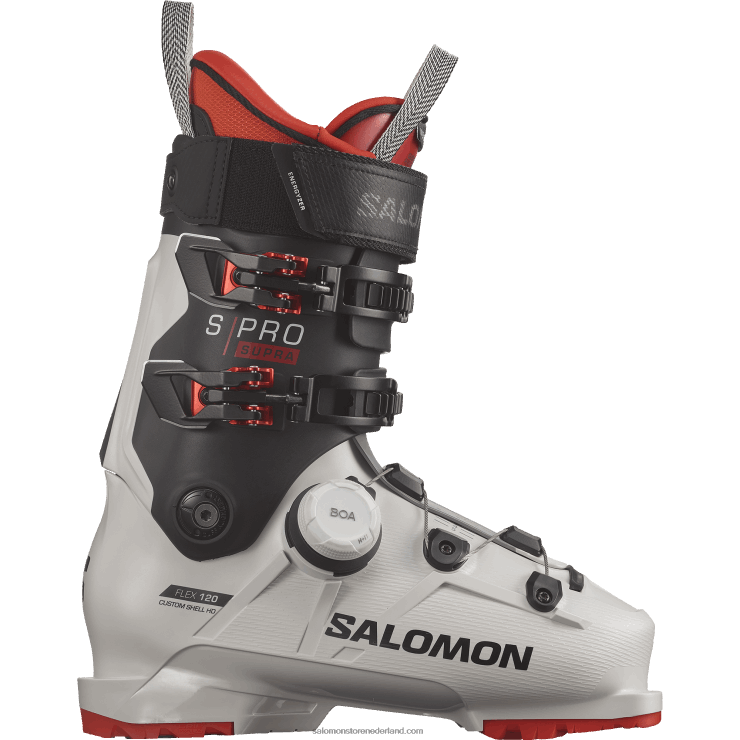 skischoenen voor heren - s/pro supra boa 120 Salomon 22DD81238 grijze aurora/zwart/rood