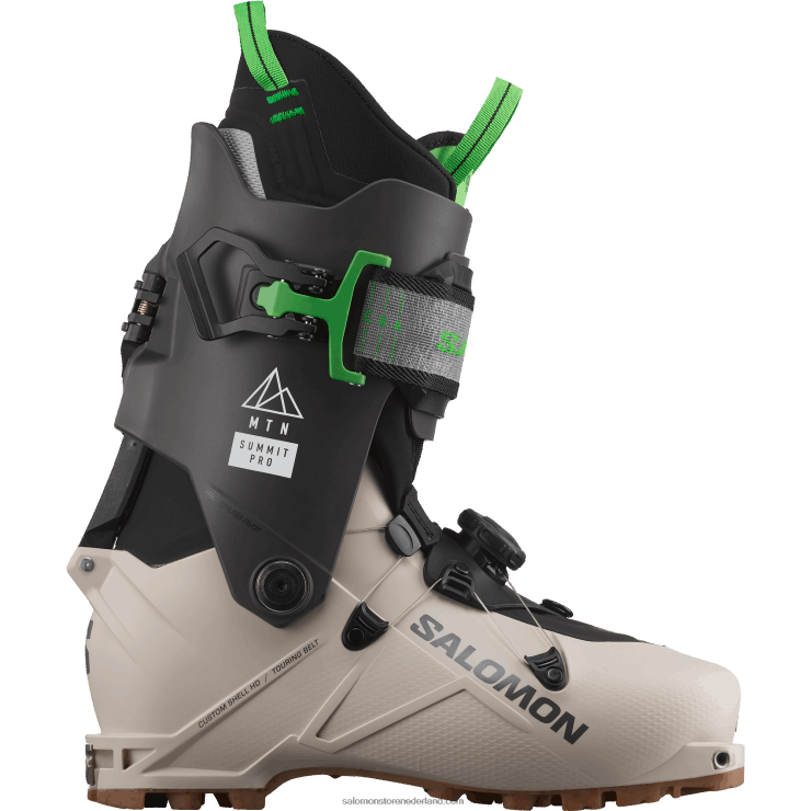 toerlaarzen voor heren - mtn summit pro Salomon 22DD81221 regenachtige dag/belluga/pastel neon groen 1