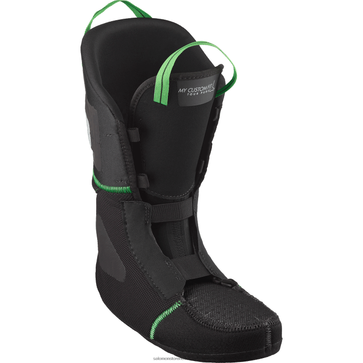 toerlaarzen voor heren - mtn summit pure Salomon 22DD81233 zwart/pastel neon groen 1/regenachtige dag