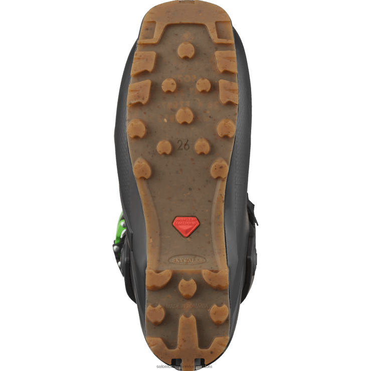 toerlaarzen voor heren - mtn summit pure Salomon 22DD81233 zwart/pastel neon groen 1/regenachtige dag