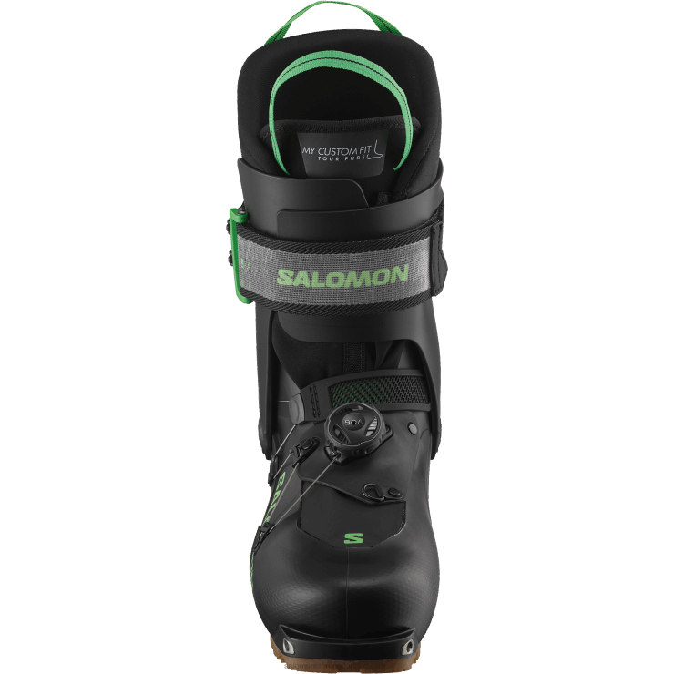 toerlaarzen voor heren - mtn summit pure Salomon 22DD81233 zwart/pastel neon groen 1/regenachtige dag