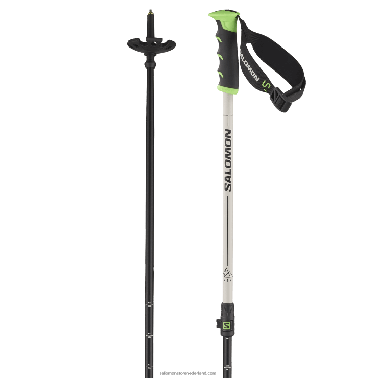 alpine stokken heren - mtn alu s3 Salomon 22DD81247 regenachtige dag/groen