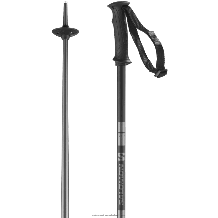 alpine stokken voor heren - arctisch Salomon 22DD81255 zwart