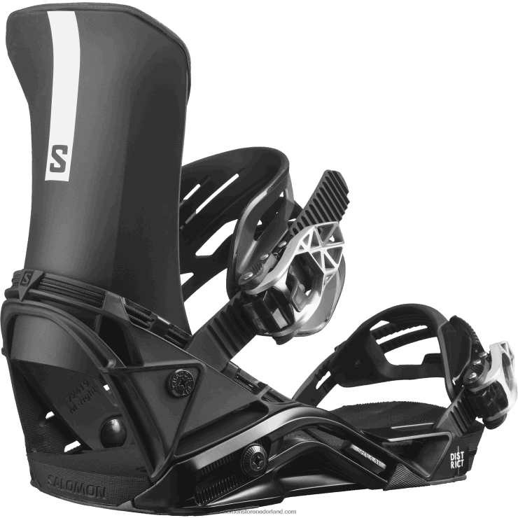 snowboardbindingen heren - district Salomon 22DD8602 zwart