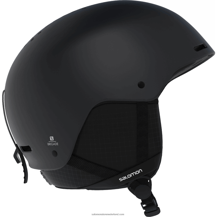 herenhelm - brigade Salomon 22DD8632 zwart