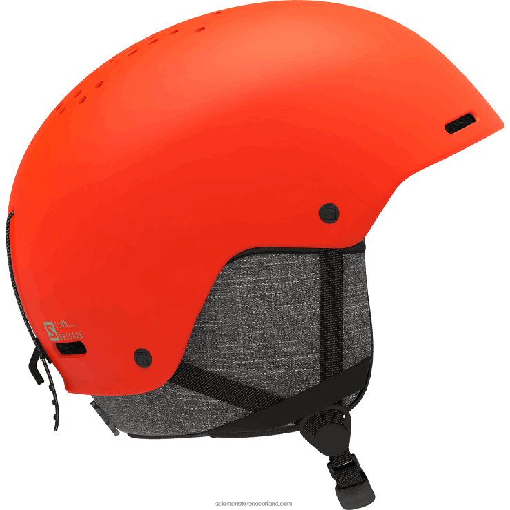 herenhelm - brigade Salomon 22DD8634 rood oranje