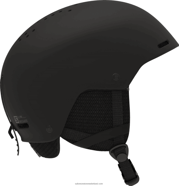 herenhelm - brigade Salomon 22DD8636 zwart