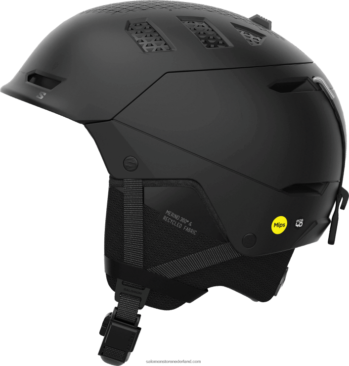 herenhelm - husk prime mips Salomon 22DD8623 zwart