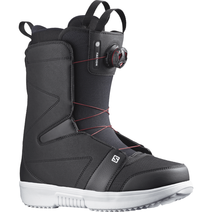 heren snowboardschoenen - faction boa Salomon 22DD8600 zwart wit