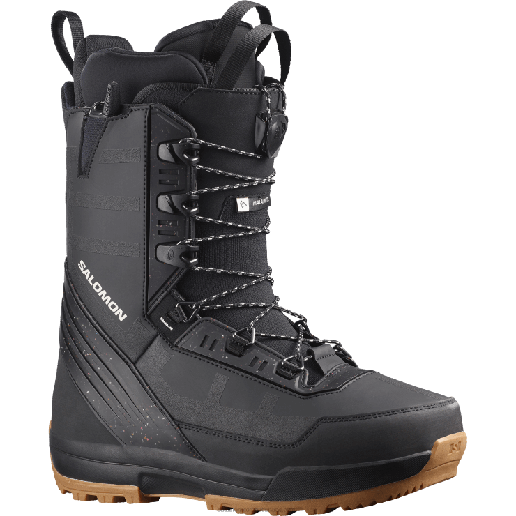 heren snowboardschoenen - malamute Salomon 22DD8583 zwart