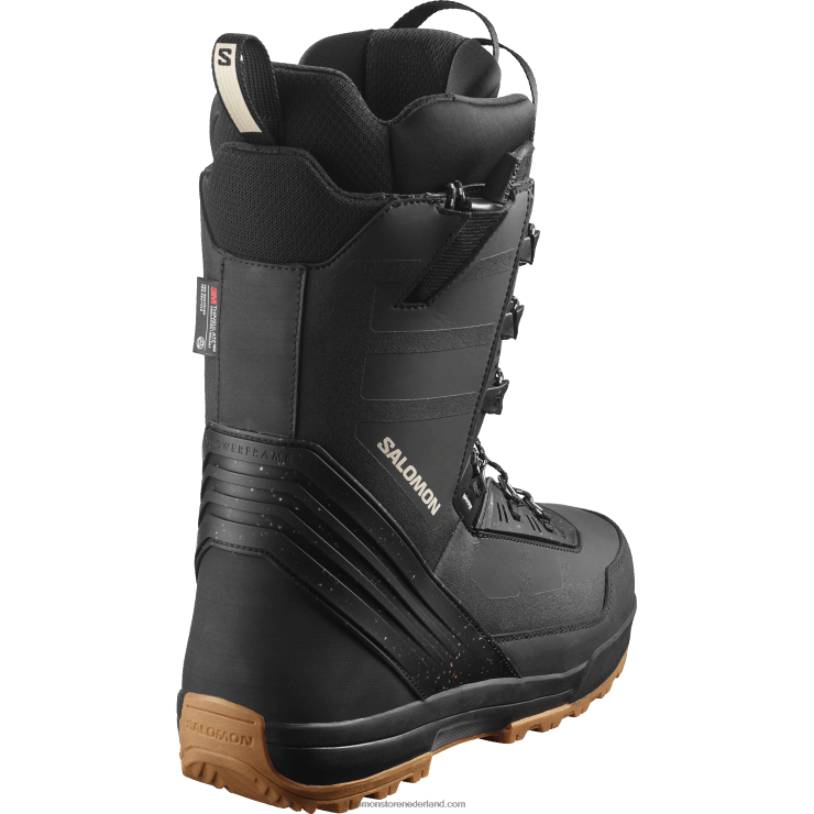 heren snowboardschoenen - malamute Salomon 22DD8583 zwart
