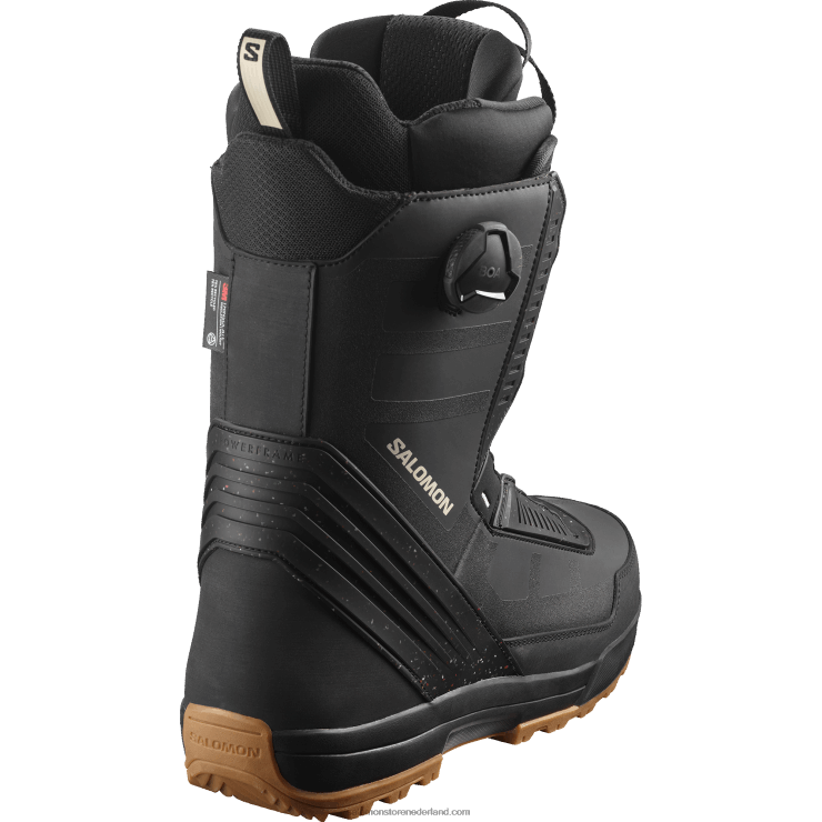 heren snowboardschoenen - malamute dual boa Salomon 22DD8582 zwart
