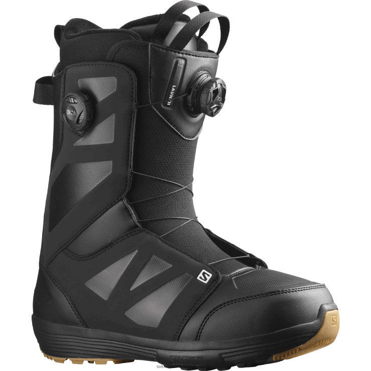 snowboardschoenen heren - launch boa sj boa Salomon 22DD8589 zwart wit