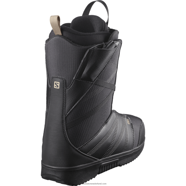 snowboardschoenen heren - titan Salomon 22DD8596 zwarte/geroosterde cashewnoten