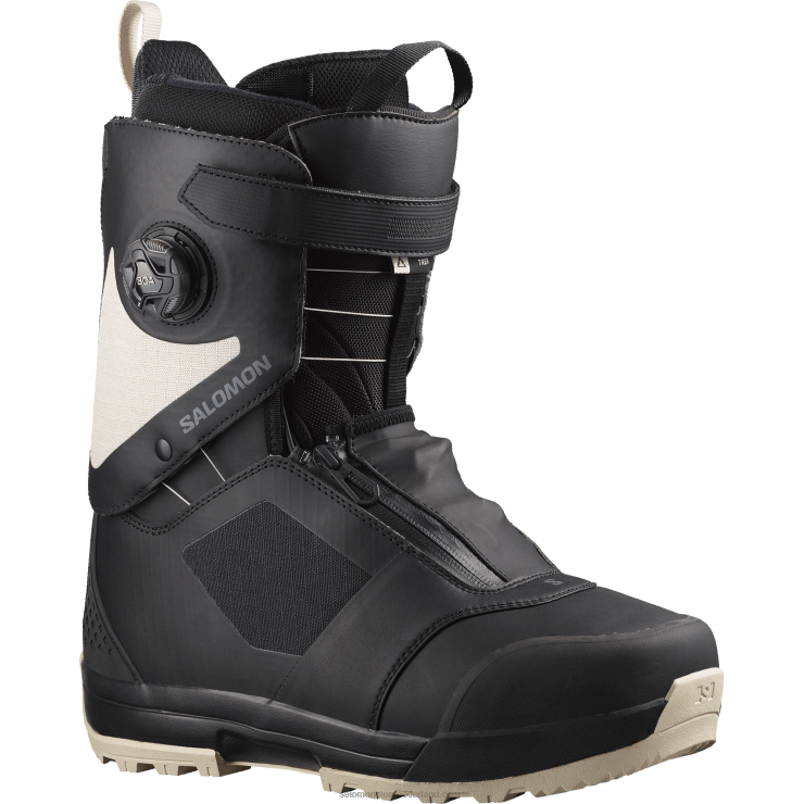 snowboardschoenen heren - trek Salomon 22DD8580 zwart wit