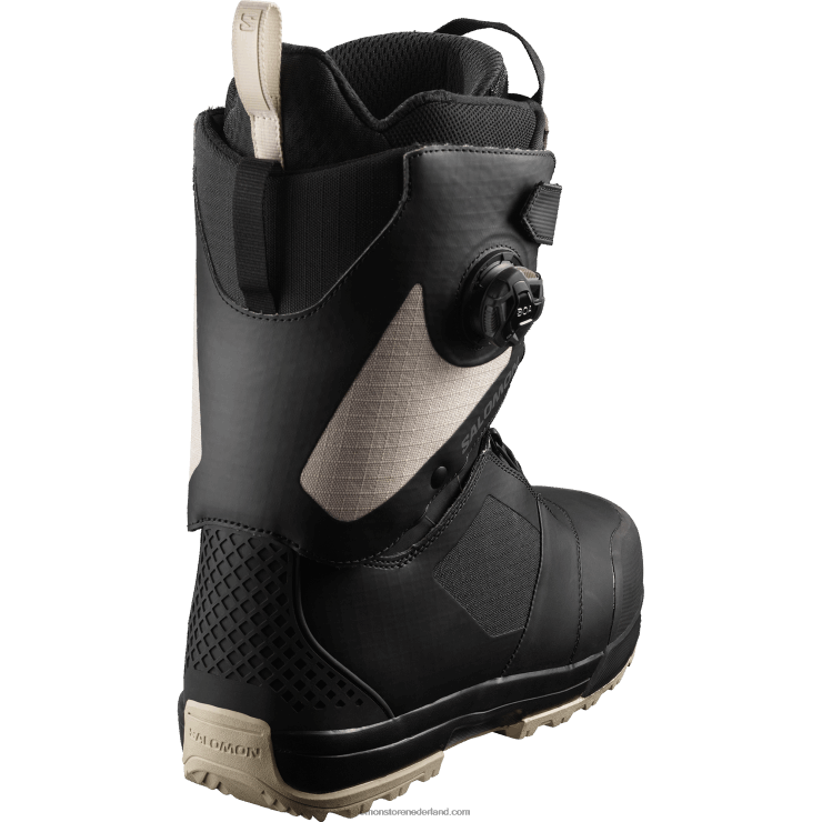 snowboardschoenen heren - trek Salomon 22DD8580 zwart wit
