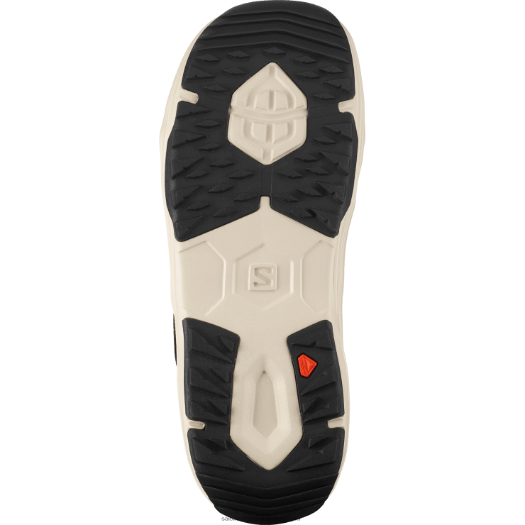 snowboardschoenen voor heren - dialog dual boa Salomon 22DD8586 bruin/zwart/salie
