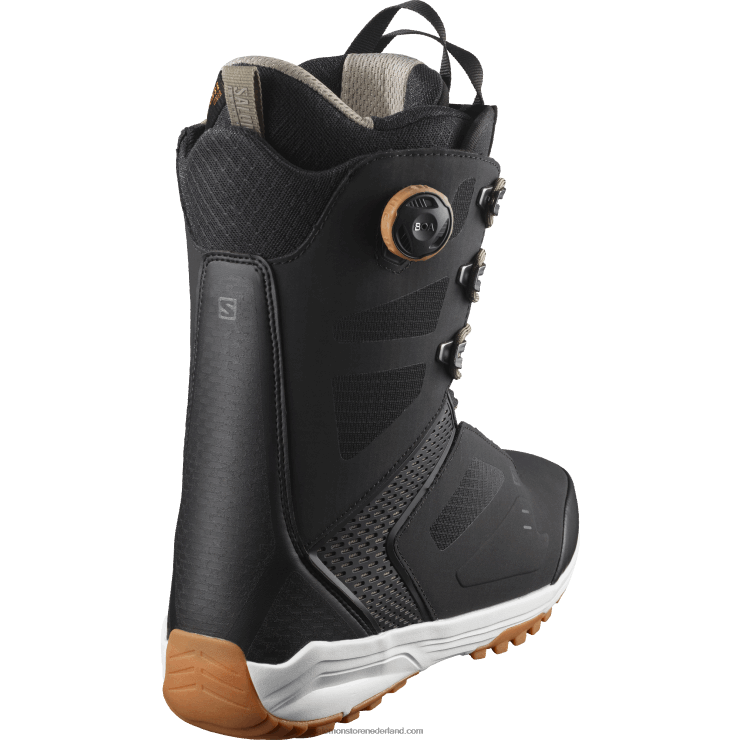 snowboardschoenen voor heren - dialog lace sj boa Salomon 22DD8584 zwart/vetiver