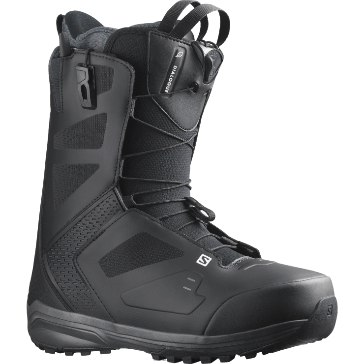 snowboardschoenen voor heren - dialoog Salomon 22DD8595 zwart/magneet