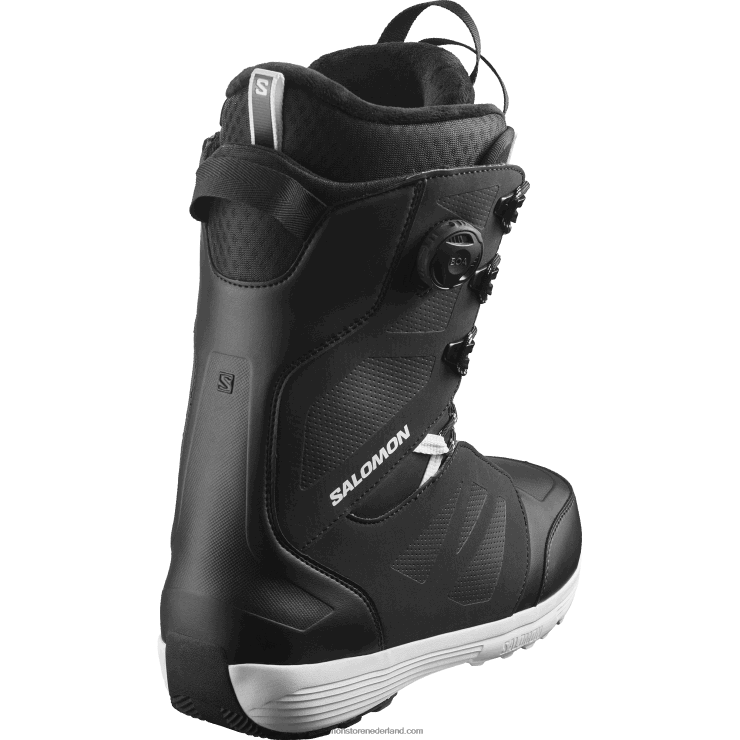 snowboardschoenen voor heren - launch lace sj boa Salomon 22DD8597 zwart wit