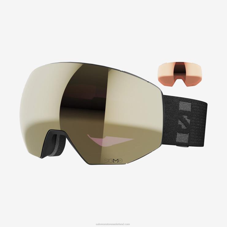 herenbril - radium prime sigma (en extra lens) Salomon 22DD8672 zwart