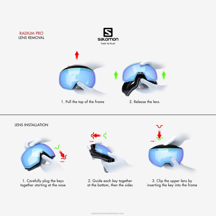 herenbril - radium pro sigma Salomon 22DD8646 wilde eend blauw