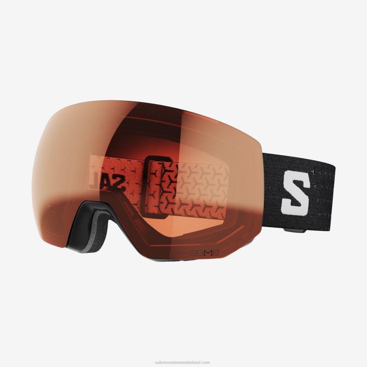 herenbril - radium pro sigma Salomon 22DD8652 zwart