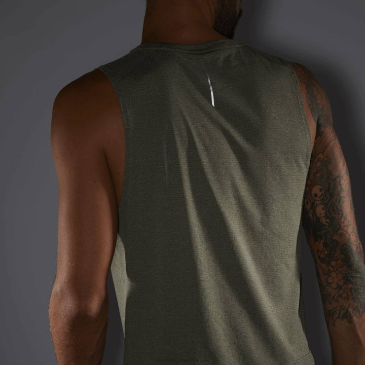 heren tank - cross run Salomon 22DD8227 druivenblad/heide