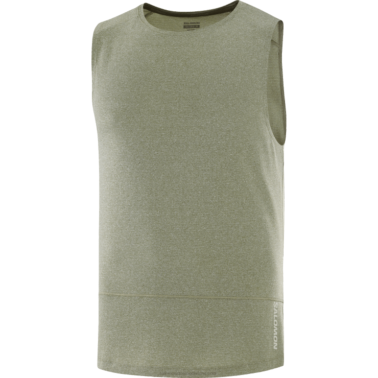 heren tank - cross run Salomon 22DD8227 druivenblad/heide