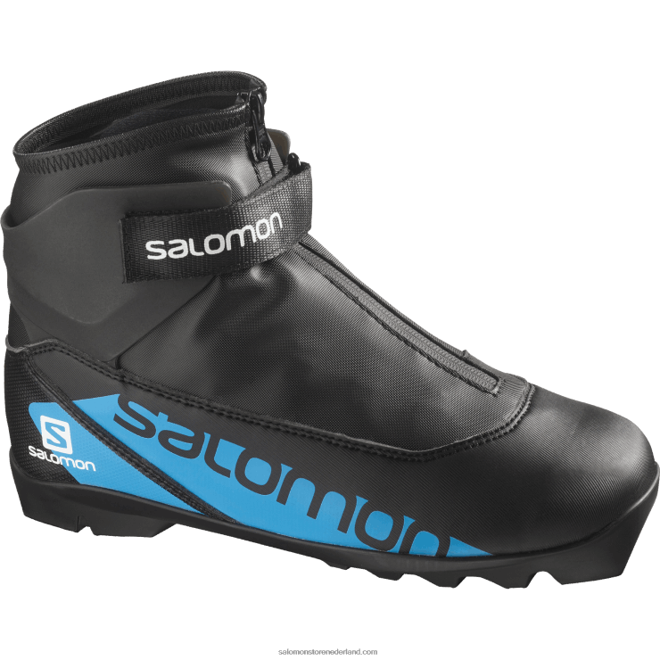 junior - skate classic nordic boots voor kinderen - r/combi Salomon 22DD81410 zwart/procesblauw