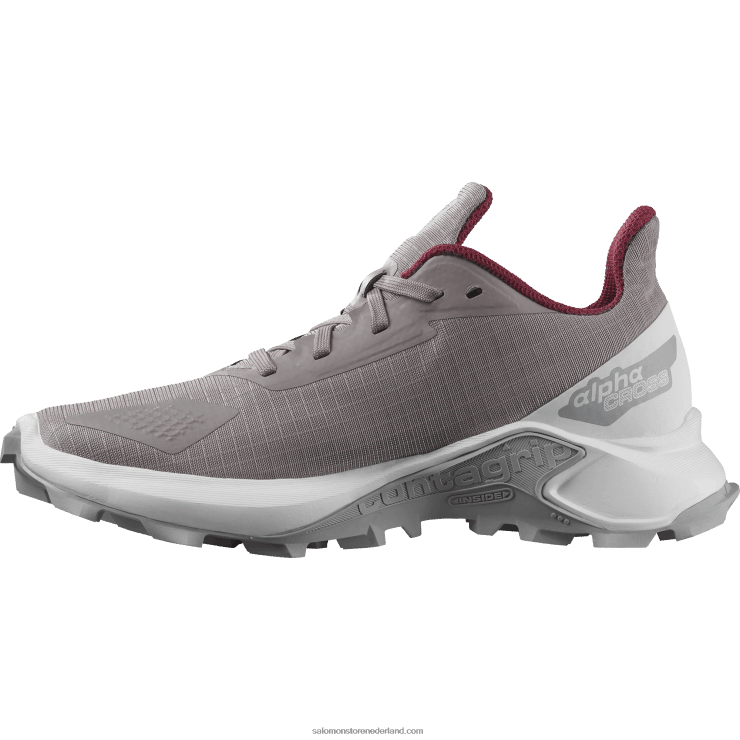 junior - kinderschoenen - alphacross blast Salomon 22DD81350 kwartel/wit/parelblauw