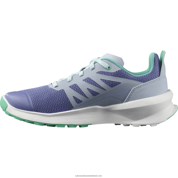 junior - kinderschoenen - patrouille Salomon 22DD81348 fluwelen ochtend/zen blauw/mintblad