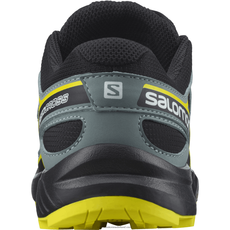 junior - kinderschoenen - speedcross Salomon 22DD81351 zwart/teunisbloem