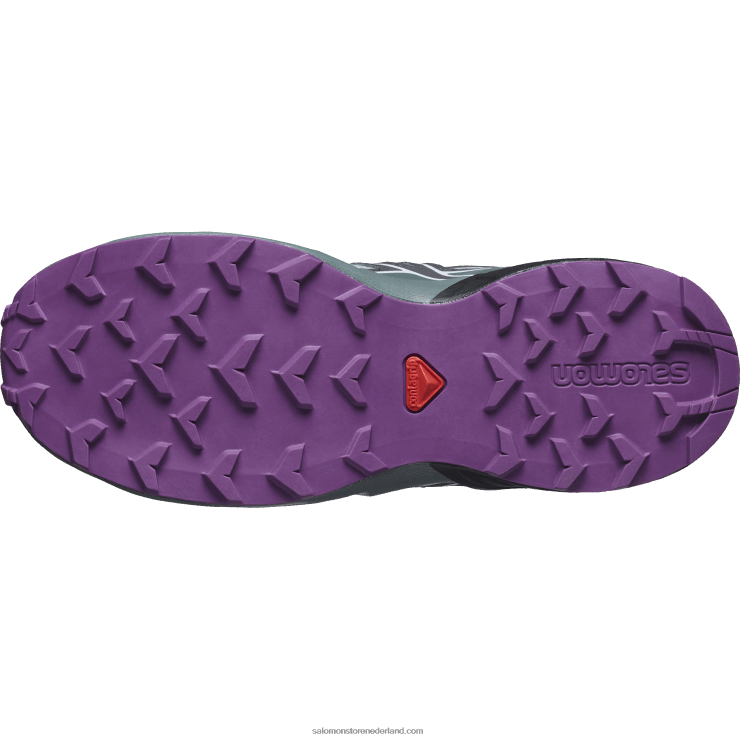 junior - kinderschoenen - speedcross Salomon 22DD81353 steengroeve/zwarte/sprankelende druif