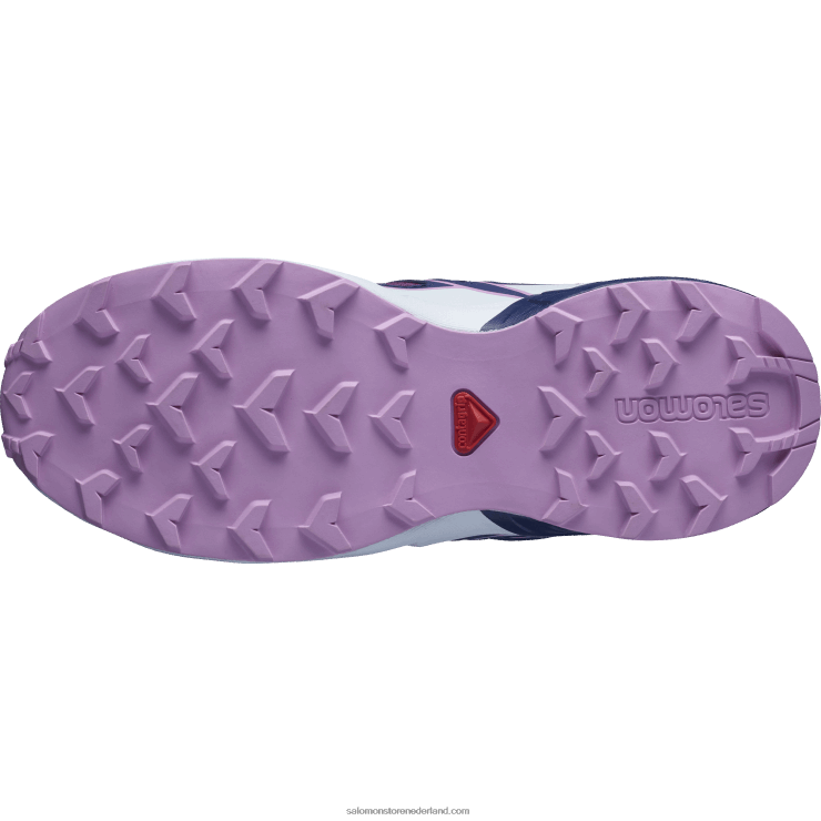 junior - kinderschoenen - speedcross Salomon 22DD81355 pruim caspia/avondblauw/orchidee