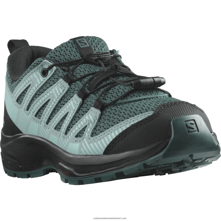 junior - kinderschoenen - xa pro v8 Salomon 22DD81358 stargazer/zwart/blauwe uitstraling