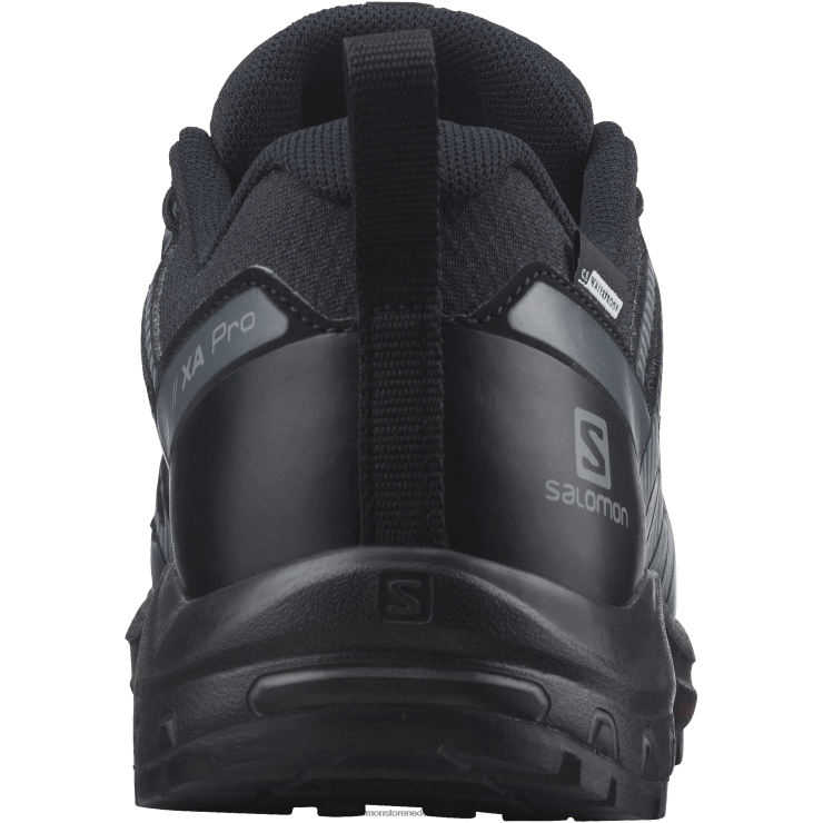 junior - kinderschoenen - xa pro v8 clima waterdicht Salomon 22DD81360 zwart/ebbenhout