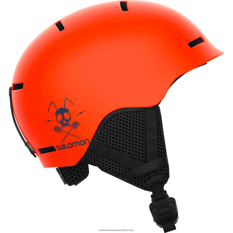 junior - kinderhelm - grom Salomon 22DD81393 vlam