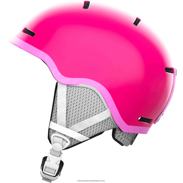 junior - kinderhelm - grom Salomon 22DD81397 glanzend/roze