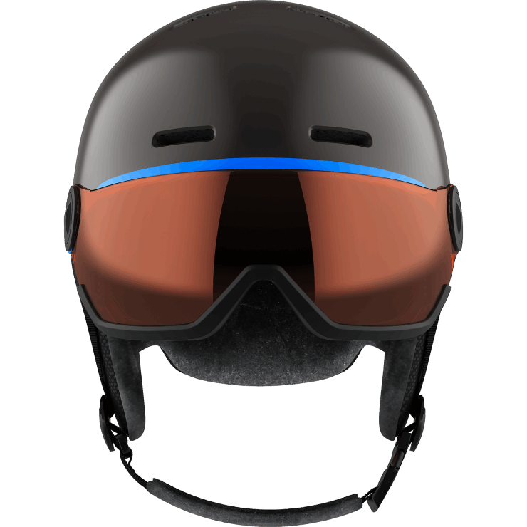 junior - kinderhelm - grom vizier Salomon 22DD81388 zwart