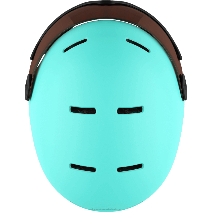 junior - kinderhelm - grom vizier Salomon 22DD81390 aruba glanzend