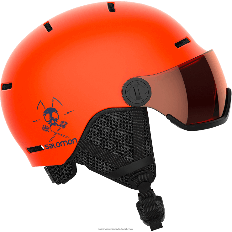 junior - kinderhelm - grom vizier Salomon 22DD81392 vlam