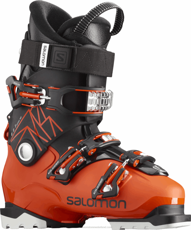 junior - all mountain boots voor kinderen - qst toegang 70 t Salomon 22DD81369 oranje/zwart