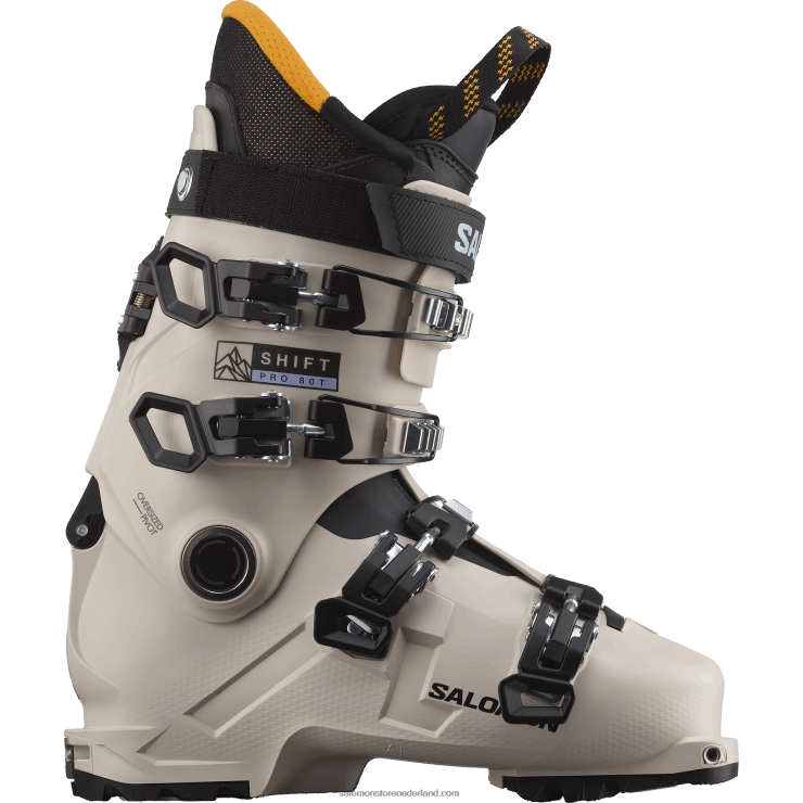 junior - all mountain boots voor kinderen - shift pro 80t at Salomon 22DD81372 regenachtige dag/zwart/zonne-energie