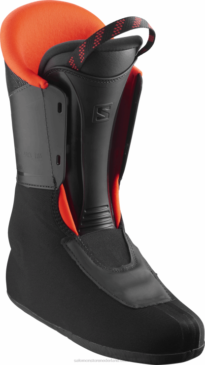 junior - all mountain boots voor kinderen - shift pro 80t at Salomon 22DD81373 olie groen/zwart/oranje
