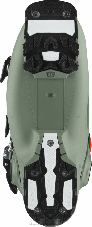 junior - all mountain boots voor kinderen - shift pro 80t at Salomon 22DD81373 olie groen/zwart/oranje