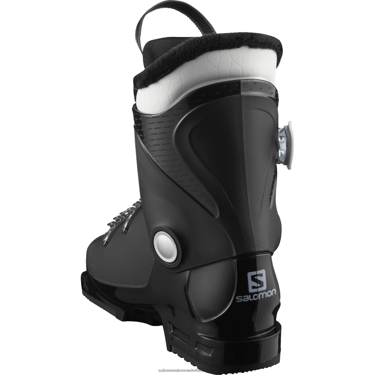 junior - allmountainschoenen voor kinderen - team t3 Salomon 22DD81378 zwart wit