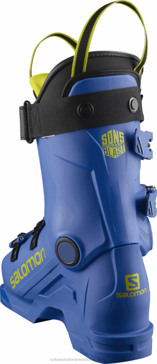 junior - racelaarzen voor kinderen - s/race 70 Salomon 22DD81374 raceblauw/zuurgroen/zwart