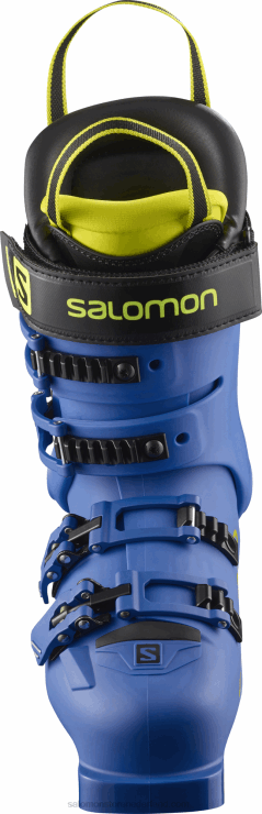 junior - racelaarzen voor kinderen - s/race 70 Salomon 22DD81374 raceblauw/zuurgroen/zwart